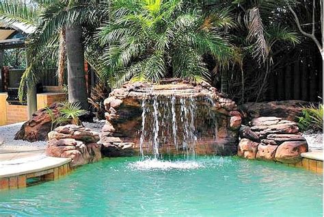 Universal Rocks The Oasis Waterfall Only - Underwater Warehouse | Swimming pool waterfall, Pool ...