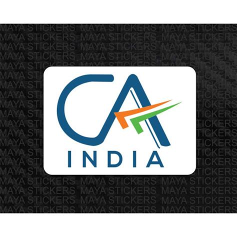 CA India latest chartered accountant logo decal stickers