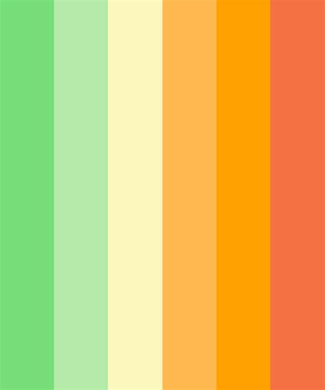 Pastel Green | Orange color schemes, Green and orange, Pastel green