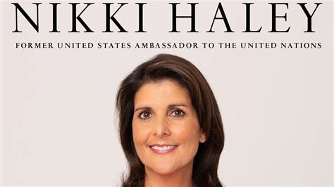 Nikki Haley to release new book, "With All Due Respect," on Nov. 12 - Axios