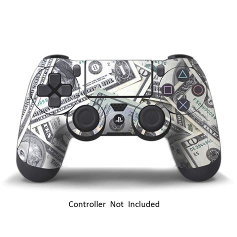 Skin Stickers for Playstation 4 Controller - Vinyl Leather Texture Sticker for DualShock 4 ...