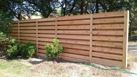 Horizontal shadow box fence built by Landmark Fence | Shadow box fence, Fence design, Building a ...