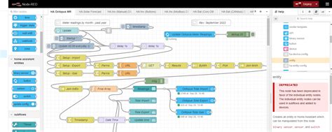 The Node-RED ha entity node is deprecated in favour of four individual home assistant entity ...