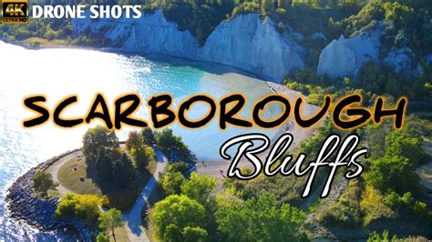 Beautiful BLUFFERS PARK // Scarborough Bluffs // 4K Aerial View - YouTube