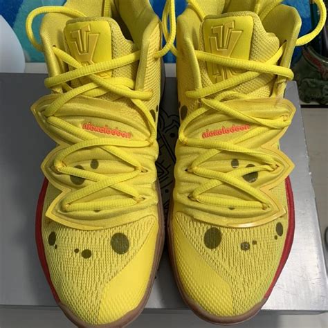 Nike Kyrie 5 Spongebob Squarepants - size 7.5M /... - Depop