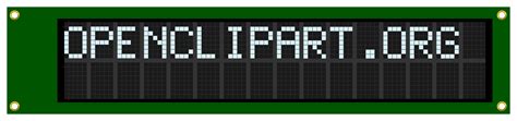 Clipart - LCD Display