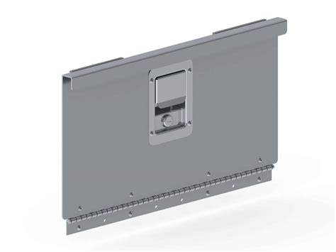 Lockable Aluminum Door Works With 24"W Shelving Units, Universal - 7729 - Ranger Design