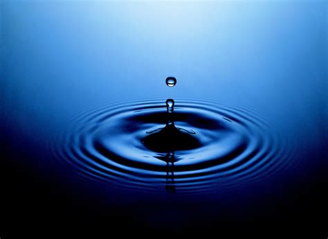 Water droplet in calm water HD wallpaper | Wallpaper Flare