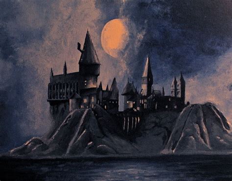 Hogwarts_Castle_by_Maroin | Tela de harry potter, Pintura do harry potter, Decoraçao harry potter