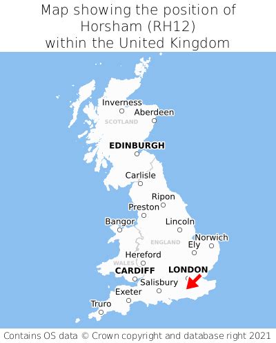 Where is Horsham? Horsham on a map