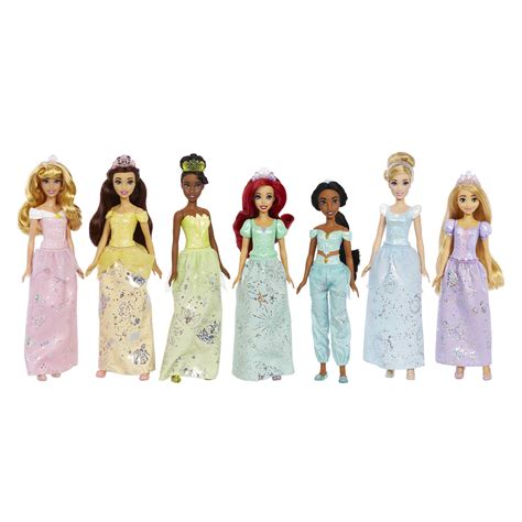 Disney Princess Toys, 7 Princess Dolls and Accessories, Gifts for Kids ...