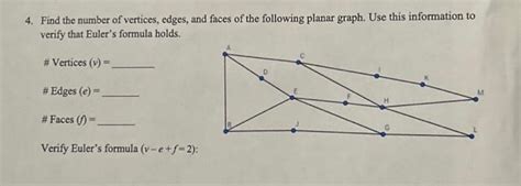 Solved 4. Find the number of vertices, edges, and faces of | Chegg.com