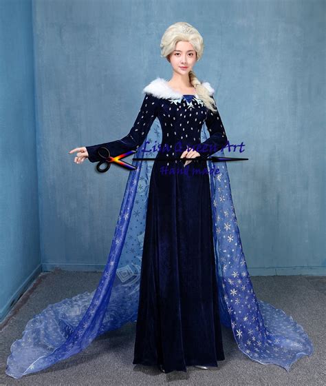 Frozen Elsa Queen Cosplay Costume Adult Frozen Elsa Cosplay | Etsy