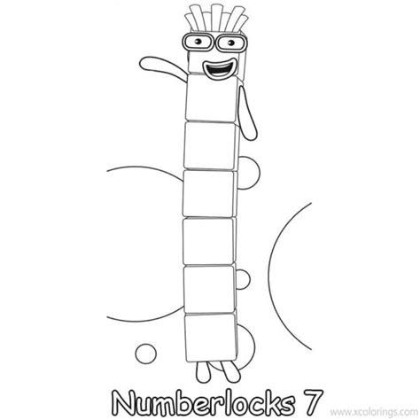 Numberblocks Coloring Pages Number 11 - XColorings.com