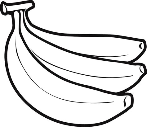 Banana Coloring Pages - Learny Kids