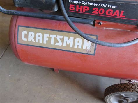 Craftsman 5 HP 20 Gallon Air Compressor - Oahu Auctions