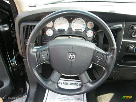 2005 Dodge Ram 1500 SLT Regular Cab Dark Slate Gray Steering Wheel ...