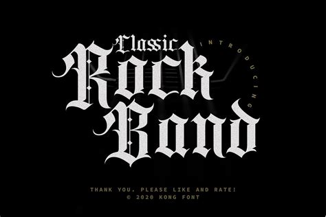 Classic Rock Band Blackletter Font - Dafont Free