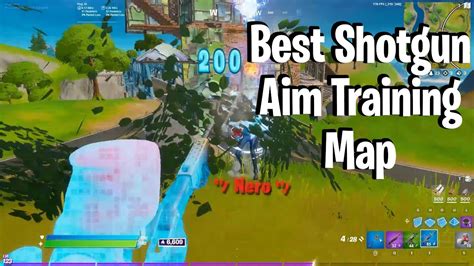 Fortnite shotgun aim training map code