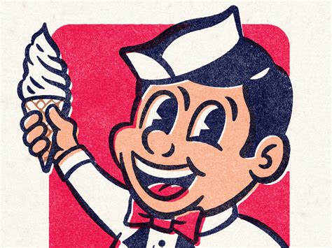 50s advertising character by Jared Shofner on Dribbble