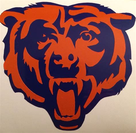 Chicago Bears Decal 5.75x5.75 Vinyl Sticker | Etsy