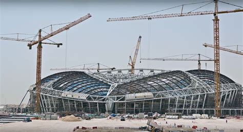 The Construction Of Al Janoub Stadium Qatar 2022 Fifa World Cup Images ...