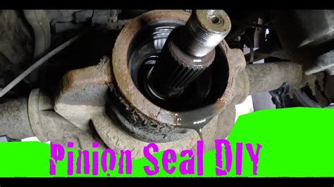 Pinion Seal Replacement DIY - YouTube