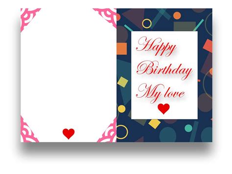 Happy Birthday Love Card - Etsy