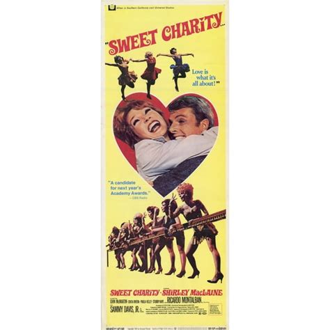 Sweet Charity - movie POSTER (Insert Style A) (14" x 36") (1969) - Walmart.com - Walmart.com