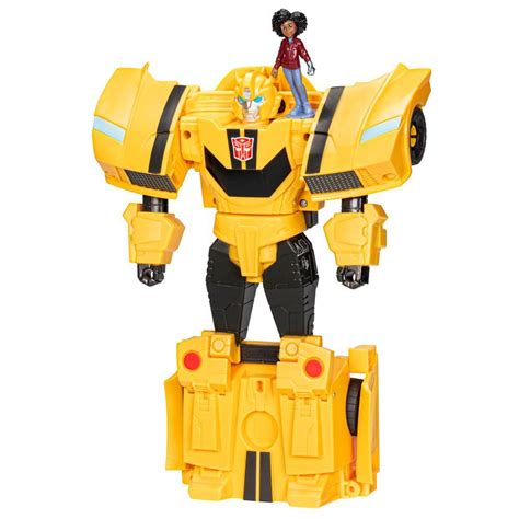 Transformers Toys EarthSpark Spin Changer Bumblebee Action Figure with ...