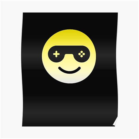 "Gamer emoji" Poster for Sale by AlbertoC10 | Redbubble