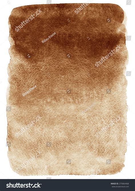 Coffee Gradient Watercolor Background Hand Drawn Stock Illustration ...