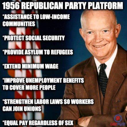 1956 Republican Party Platform….Check it Out…..