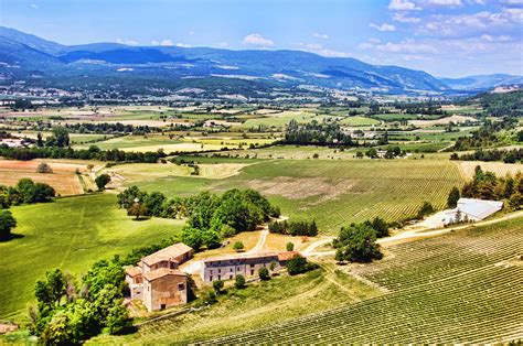 Free Images : landscape, nature, field, farm, meadow, hill, building ...