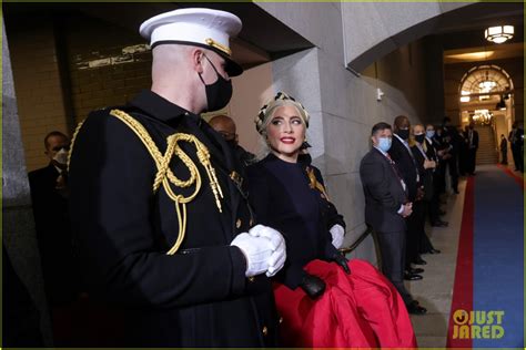 Lady Gaga Performs the National Anthem at Presidential Inauguration Ceremony 2021: Photo 4518222 ...