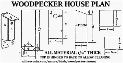 Downy Woodpecker Birdhouse Plans PDF Woodworking