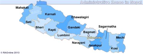 RAOnline Nepal: Nepal Maps - Geography, Population Density, Political ...