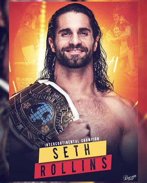 Seth Rollins - Intercontinental Champion by DkaneN on DeviantArt