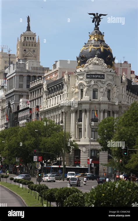 Metropolis Building, Madrid, Spain, Europe Stock Photo - Alamy