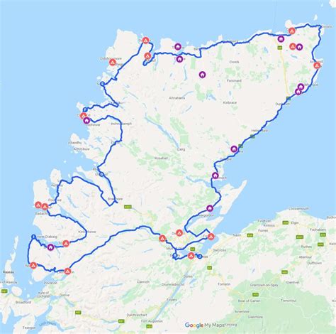 North Coast 500, Route Map, Itinerary, Road Trip, Camping, Universe ...