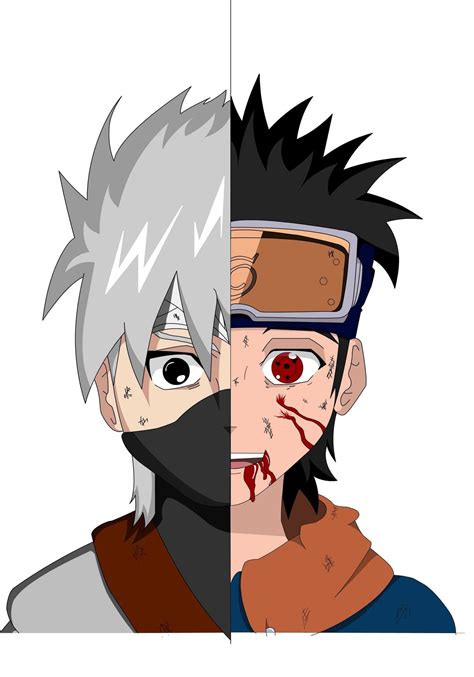 Naruto Photo: kakashi and obito | Kakashi, Kakashi and obito, Naruto