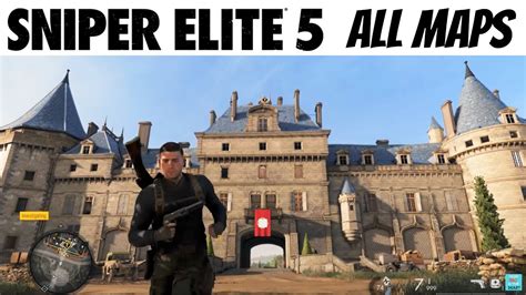 HOW BIG ARE THE MAPS in Sniper Elite 5? Run Across the Maps (+DLC ...