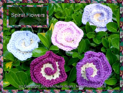 NezumiWorld Blog: Spiral Flower - International Crochet Day 2012