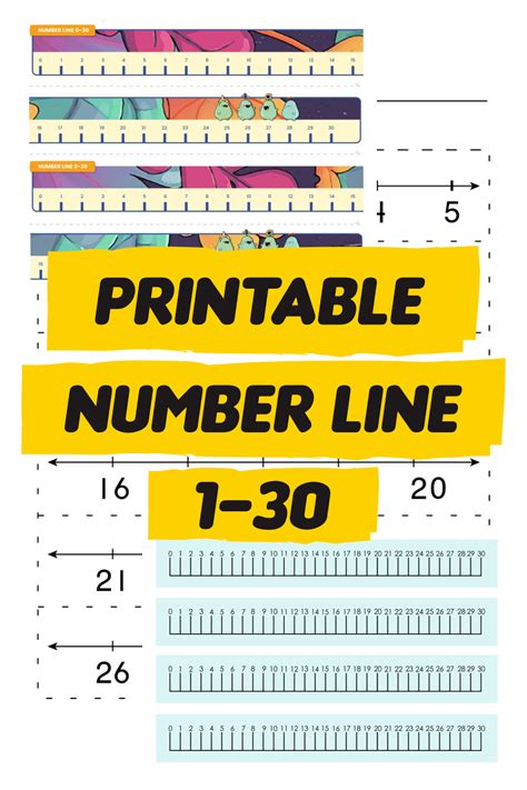 Printable Number Line 1 30 - Printable Word Searches