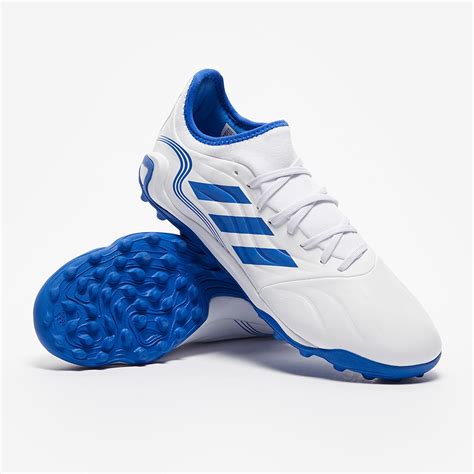 Adidas Copa Sense.3 TF - White / Hi-Res Blue / Legacy Indigo - Football Shirt Culture - Latest ...