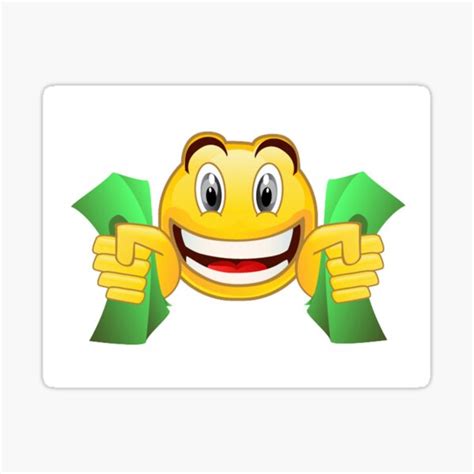 "Rich emoji" Sticker for Sale by DusicaP | Redbubble