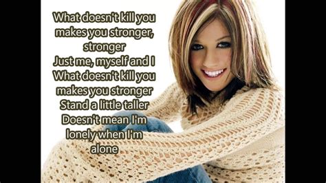 Kelly Clarkson - stronger (LYRICS) - YouTube