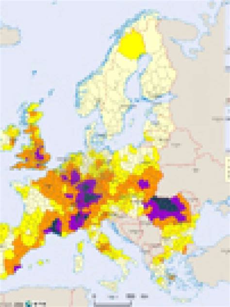 Europe: flood recurrence map | PreventionWeb