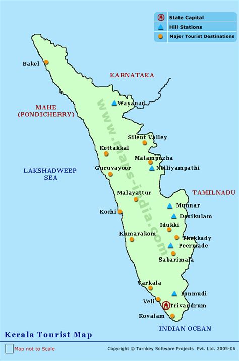 Kerala Map,Kerala Tourist Maps,Tourist Map of Kerala,Tourist Map in Kerala,Kerala Travel Map ...