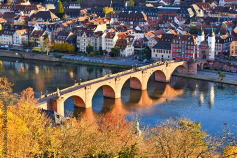 Heidelberg, Germany - November 2021: 'Karl Theodor Bridge', also known ...